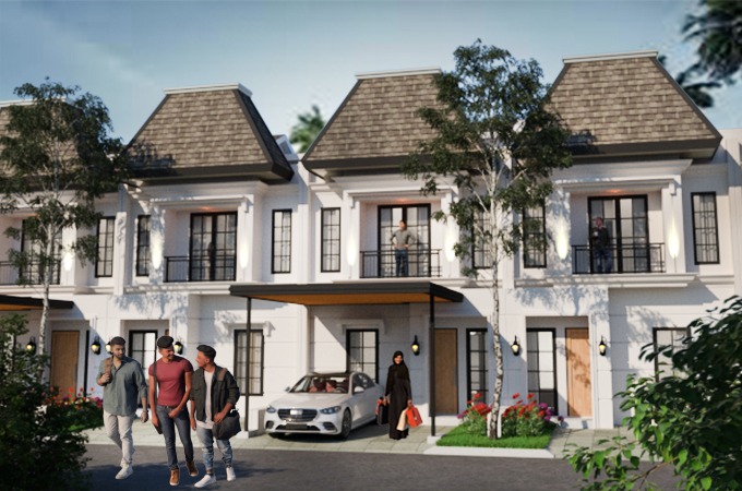 Foto show unit Bintaro Hijau Residence tampak lain